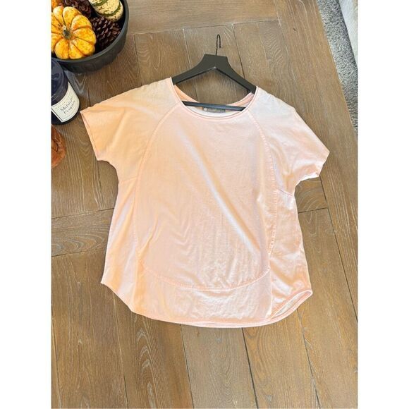 InCashmere Luxury Crew Neck Cotton Short Sleeve Tee Size Medium - Picture 3 of 8